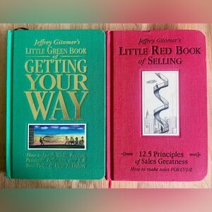 BUNDLE of 2 books "Getting you way" and "Selling" | EUC